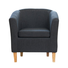 Tub Chair, woven fabric
