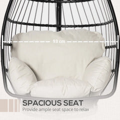 Rattan Hanging Egg Chair – Brown – Buy Online