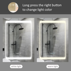 LED Illuminated Bathroom Mirror Cabinet with LED Lights