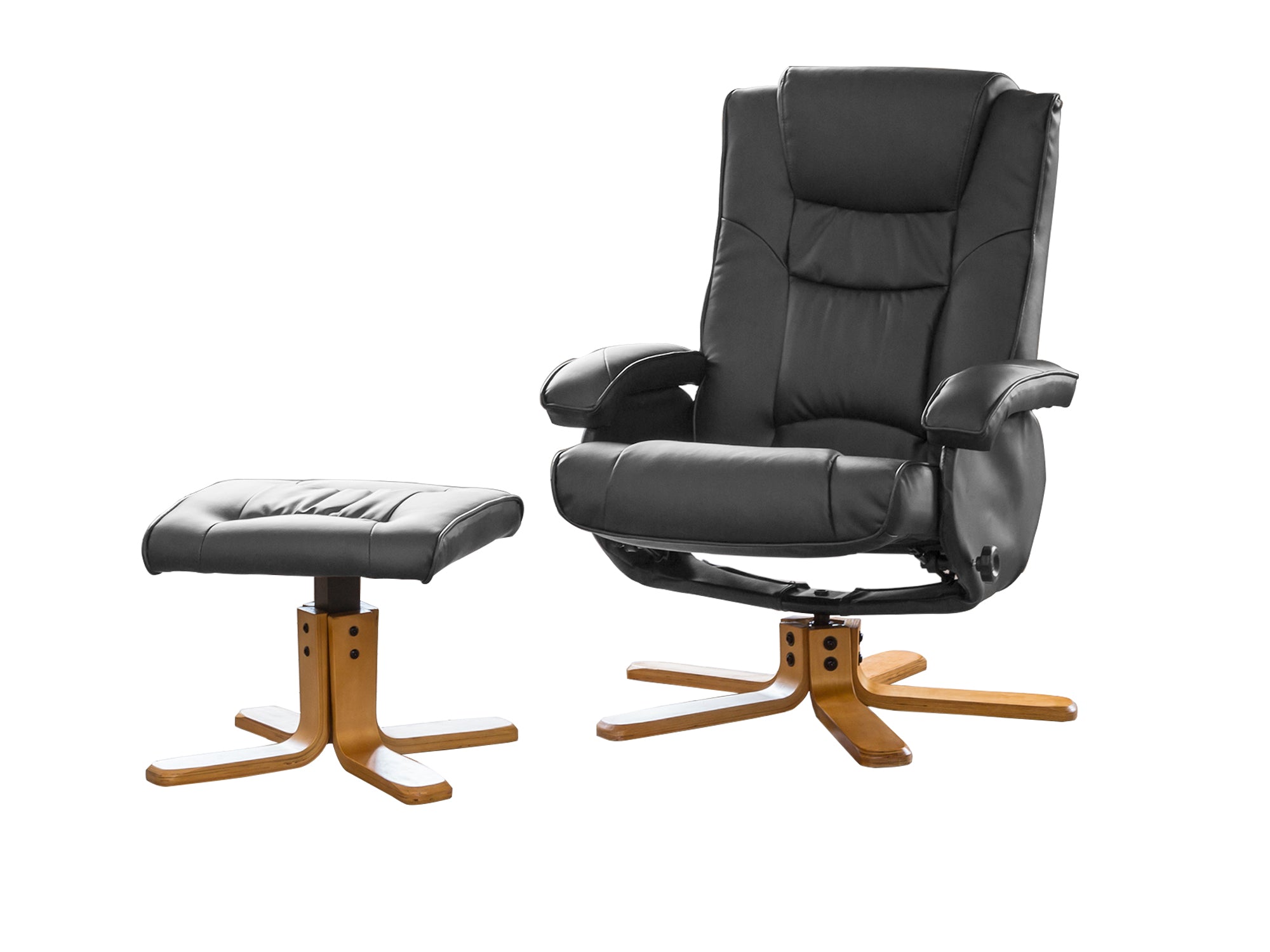 Leather Swivel Recliner Chair