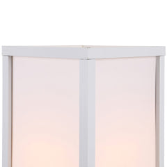 Standing Floor Lamp with 4-Tier Storage Shelf,