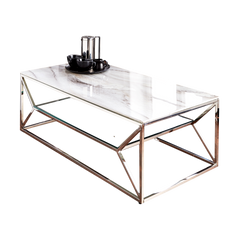 Marble Glass Coffee Table