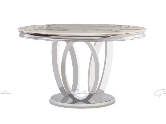 Halo 130cm Round Marble Table
