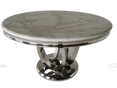 Halo 130cm Round Marble Table
