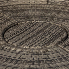 Rattan Outdoor Daybed with Canopy