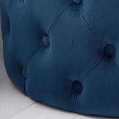Tufted Velvet Pouffe