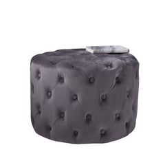 Tufted Velvet Pouffe