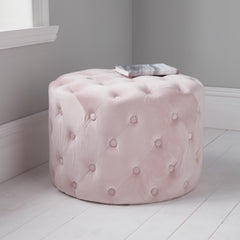 Tufted Velvet Pouffe