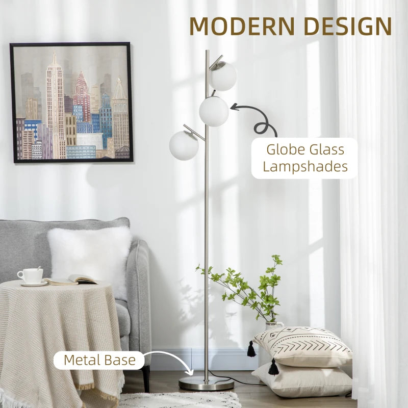 3-Light Tree Floor Lamps
