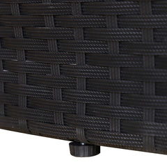 Rattan Outdoor Daybed with Canopy