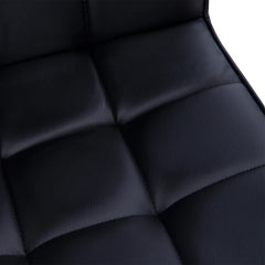 Mid Back Leather Office Desk Chair, Swivel Computer Chair