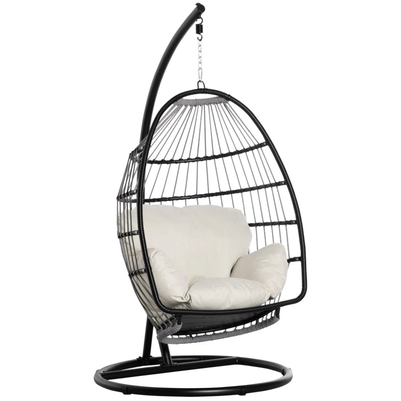 Rattan Hanging Egg Chair – Brown – Buy Online
