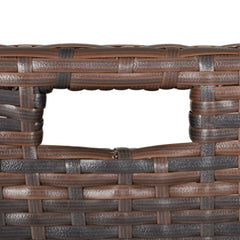 11 piece Rattan Garden Furniture Patio Dining Set 10-seater Cube Sofa Weave Wicker