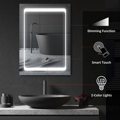 LED Illuminated Bathroom Mirror Cabinet with LED Lights