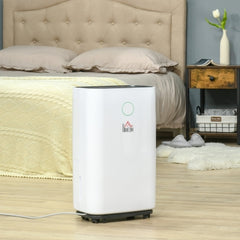 Quiet Dehumidifier for Home 20L/Day, with LED Screen, Sleep Mode, 24H Timer, Electric Air Dehumidifier for Damp Laundry Bedroom Basement