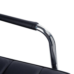 Mid Back Leather Office Desk Chair, Swivel Computer Chair