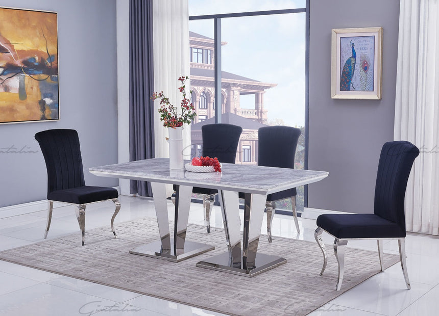 180cm Marble Dining Table