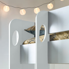 Olly 3ft White Bunk Bed with Storage