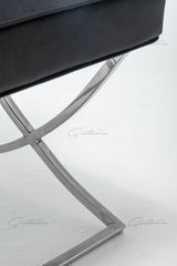 Belgravia Black Velvet Chair