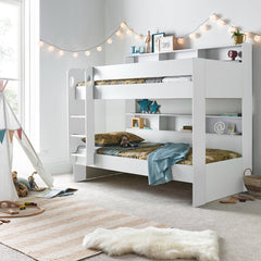 Olly 3ft White Bunk Bed with Storage
