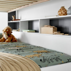 Olly 3ft White Bunk Bed with Storage