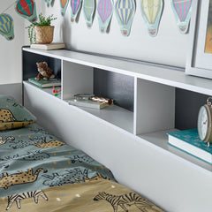 Olly 3ft White Bunk Bed with Storage