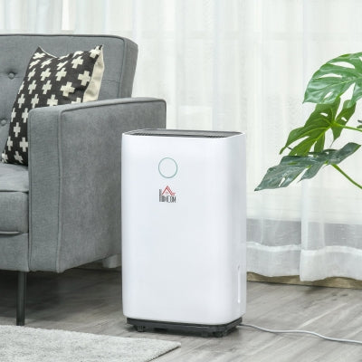Quiet Dehumidifier for Home 16L/Day, with LED Screen, Sleep Mode, 24H Timer, Electric Air Dehumidifier for Damp Laundry Bedroom Basement