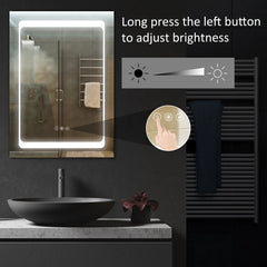 LED Illuminated Bathroom Mirror Cabinet with LED Lights