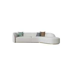 Elysian 3 Seater White Boucle Sofa