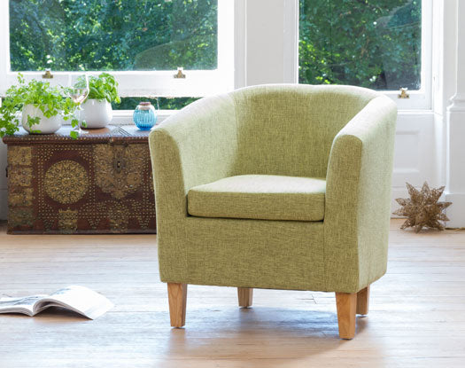 Tub Chair, woven fabric