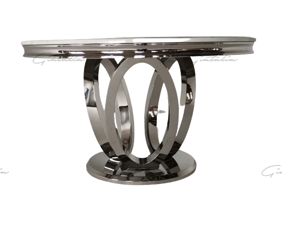 Halo 130cm Round Marble Table
