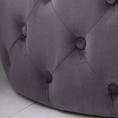 Tufted Velvet Pouffe