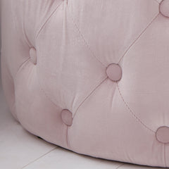 Tufted Velvet Pouffe