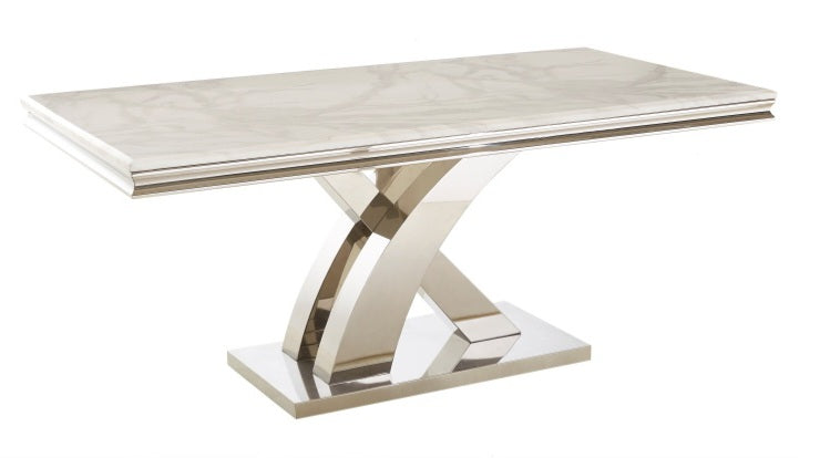 White Mayfair Marble Table
