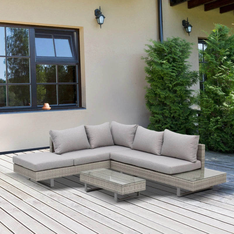 Rattan Outdoor Corner Sofa Set - Buy Online