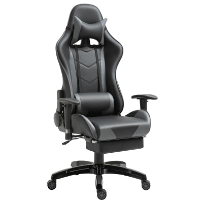 Gaming Chair, PU Leather - Red, Black